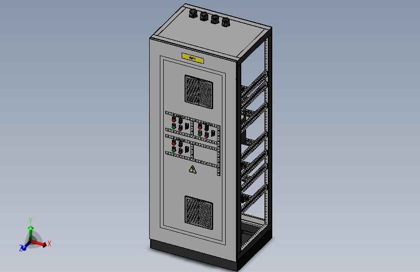 K1021-2000х800х600мм锅炉房控制柜