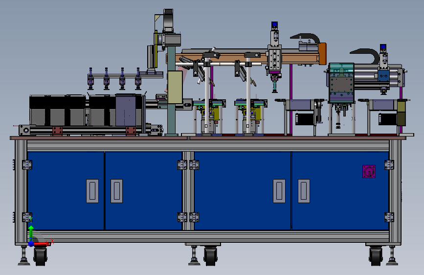 K1696-锂电池边电压及厚度尺寸检测机_SOLIDWORKS 2012_模型图纸下载 – 懒石网