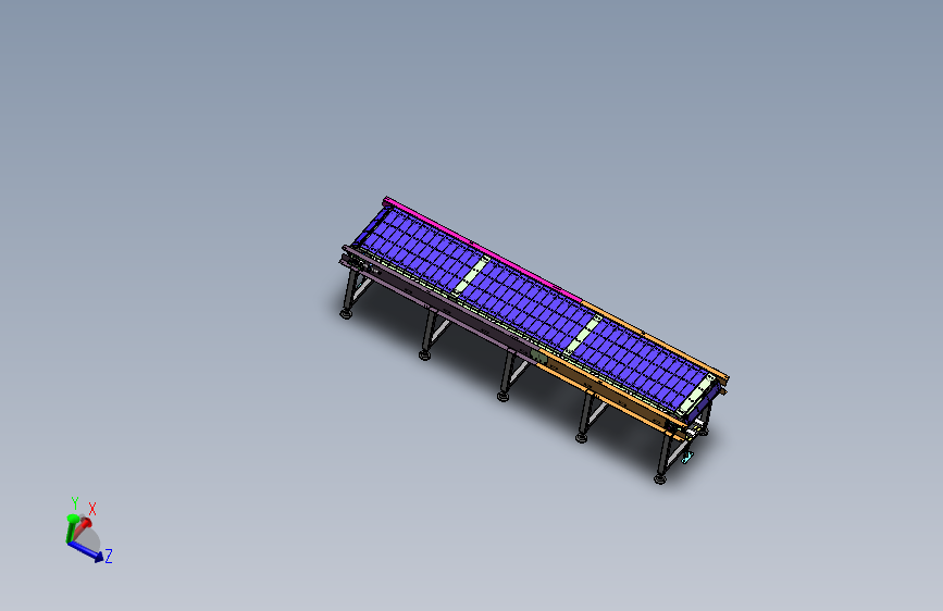 K2012-3.5米0.58米链板输送机