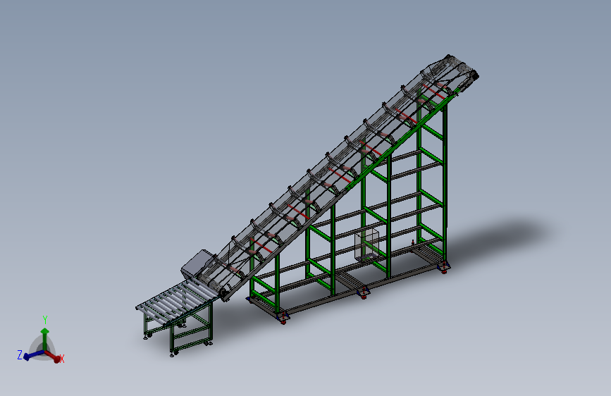 K2434-斜坡式结构的输送线