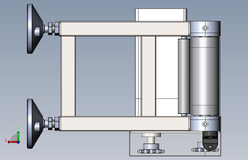 K2461-直行皮带机_SOLIDWORKS 2016_模型图纸下载 – 懒石网