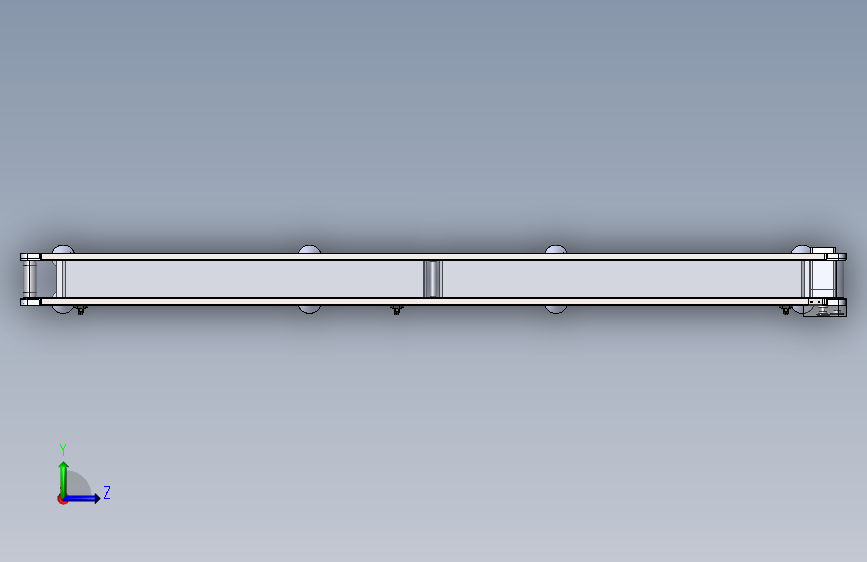 K2461-直行皮带机_SOLIDWORKS 2016_模型图纸下载 – 懒石网