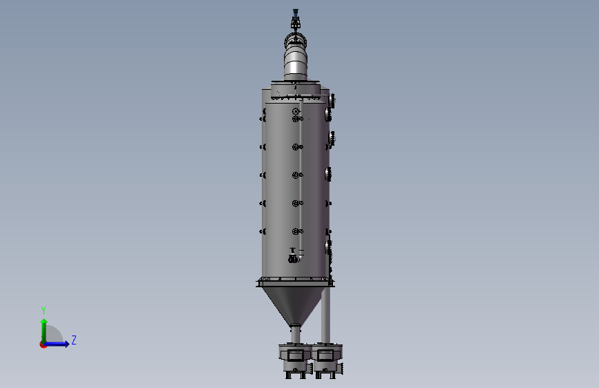 K2977-工业除尘器_SOLIDWORKS 2021_模型图纸下载 – 懒石网