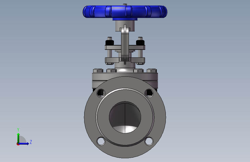 K3210-截止阀DN50_SOLIDWORKS 2021_模型图纸下载 – 懒石网