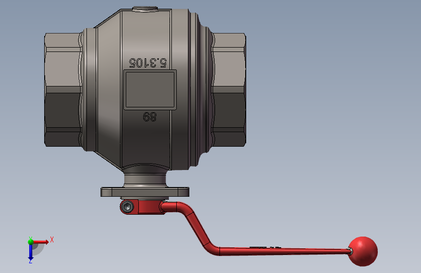 K3250-球阀DN65PN40_SOLIDWORKS 2012_模型图纸下载 – 懒石网