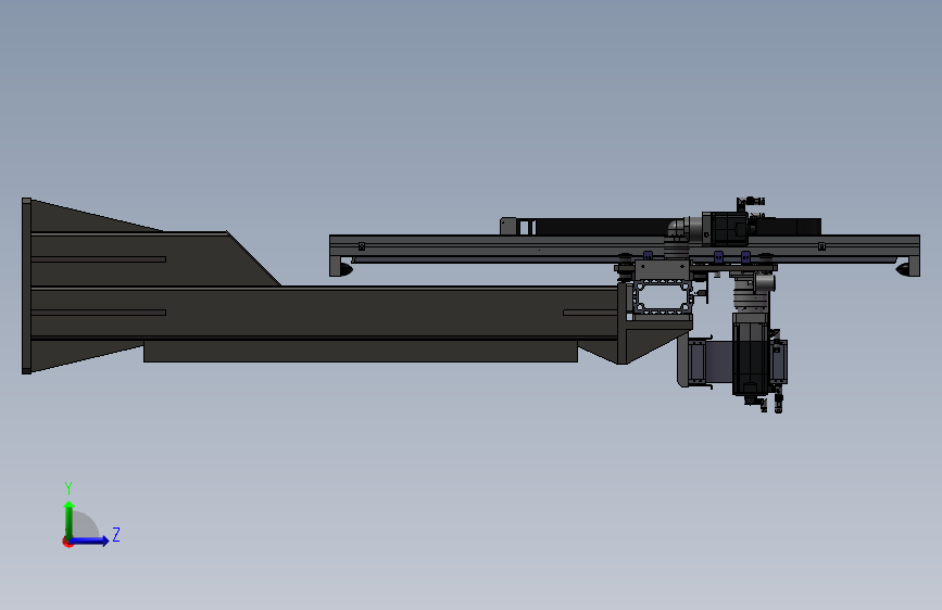 K3485-桁架机械手磨床上下料_SOLIDWORKS 2021_模型图纸下载 – 懒石网
