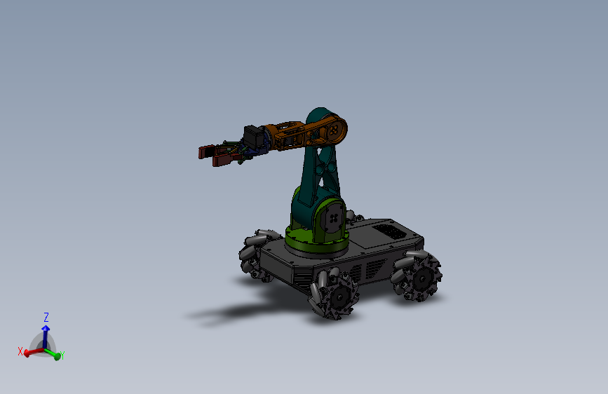 K3692-机器人麦克纳姆轮小车