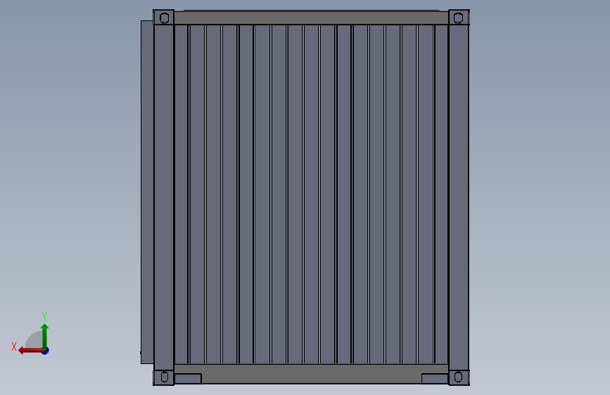 K3760-40英尺带滑门的集装箱_SOLIDWORKS 2018_模型图纸下载 – 懒石网