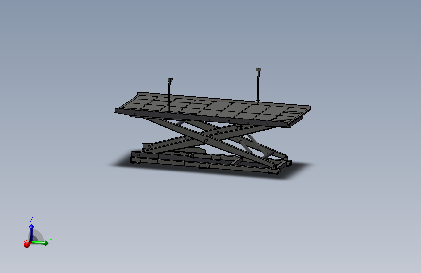 K3885-scissor-car-lift-1升降机
