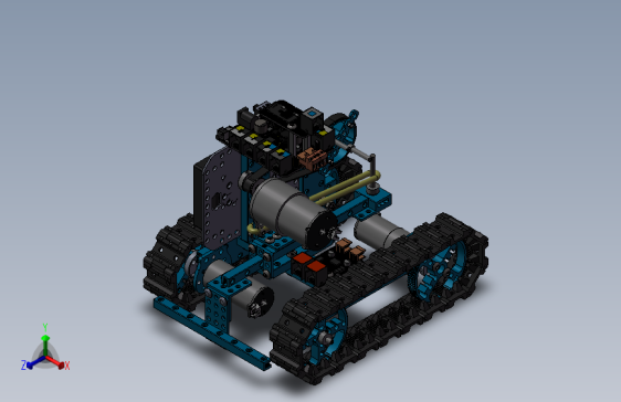 K4049-小型履带坦克机器人