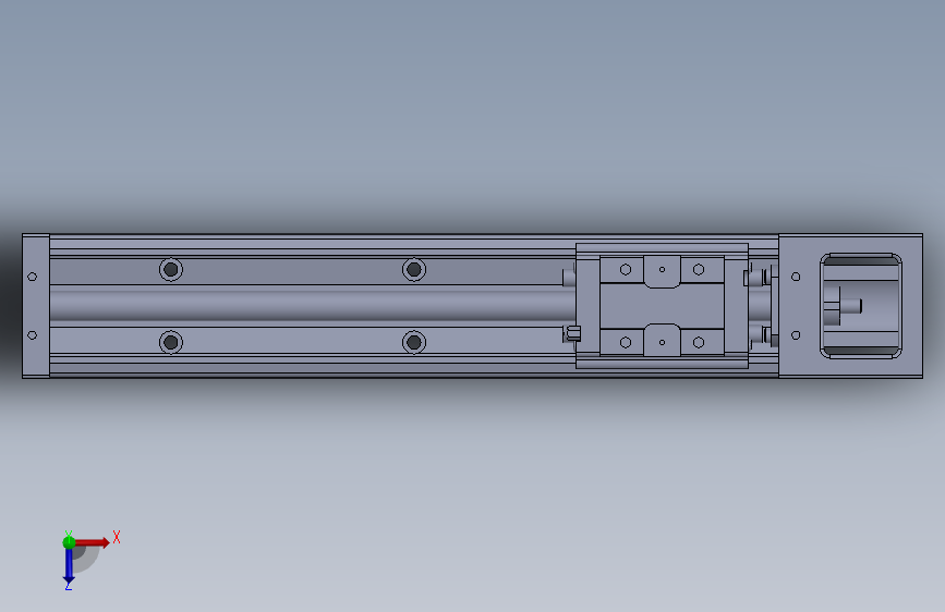 K4103-KK6005C-300A1-F0线性模组滑台_SOLIDWORKS 2014_模型图纸下载 – 懒石网