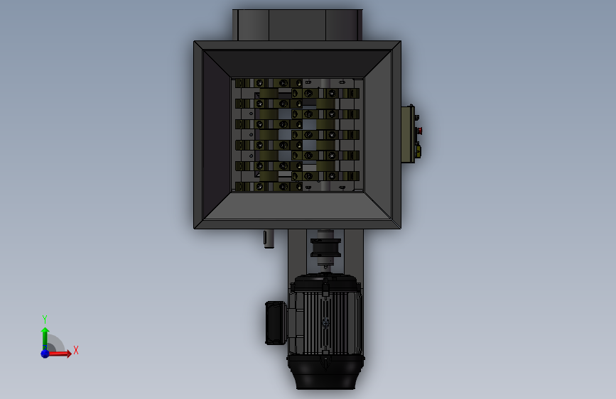 K4144-木材木料破碎机_SOLIDWORKS 2012_模型图纸下载 – 懒石网