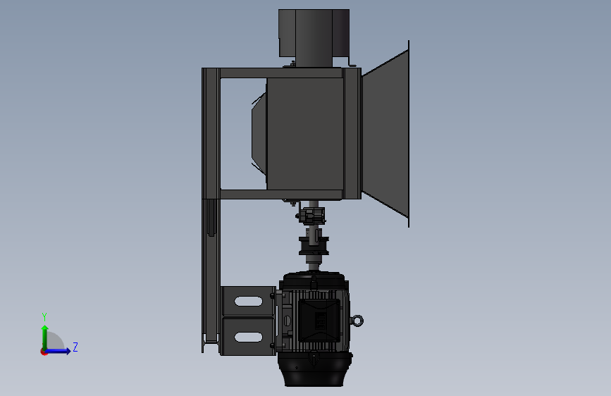 K4144-木材木料破碎机_SOLIDWORKS 2012_模型图纸下载 – 懒石网
