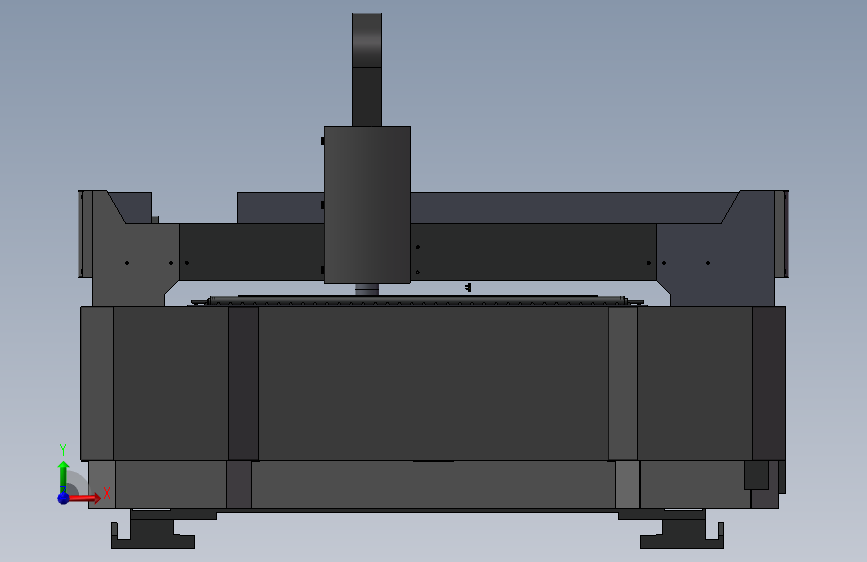 K4270-500瓦光纤激光切割机 正面视图