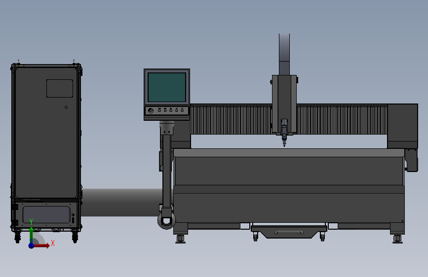 K4273-3015激光切割机_SOLIDWORKS 2020_模型图纸下载 – 懒石网