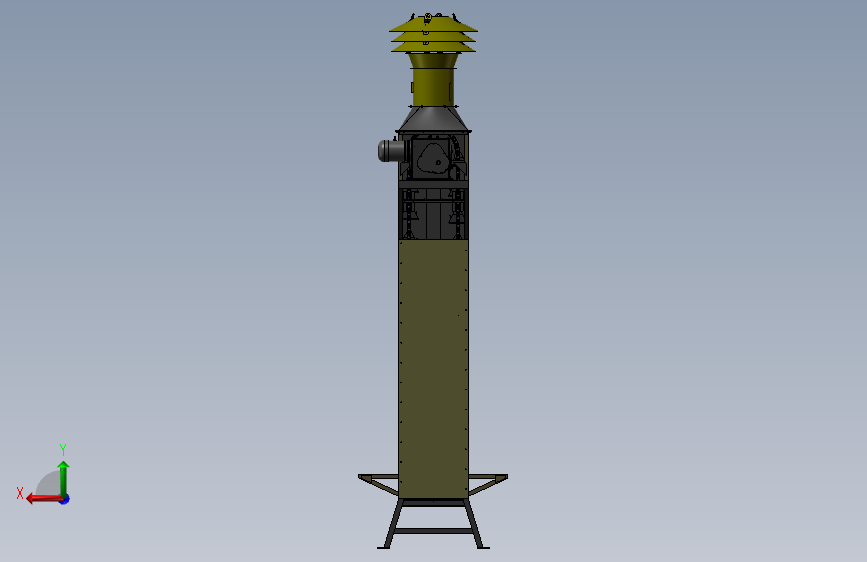 K4352-环链垂直连续升降提升机_SOLIDWORKS 2021_模型图纸下载 – 懒石网