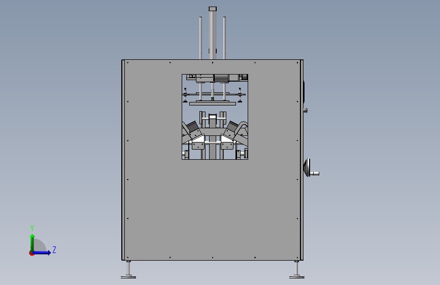 K4482-全自动飞机盒折盒机_SOLIDWORKS 2012_模型图纸下载 – 懒石网