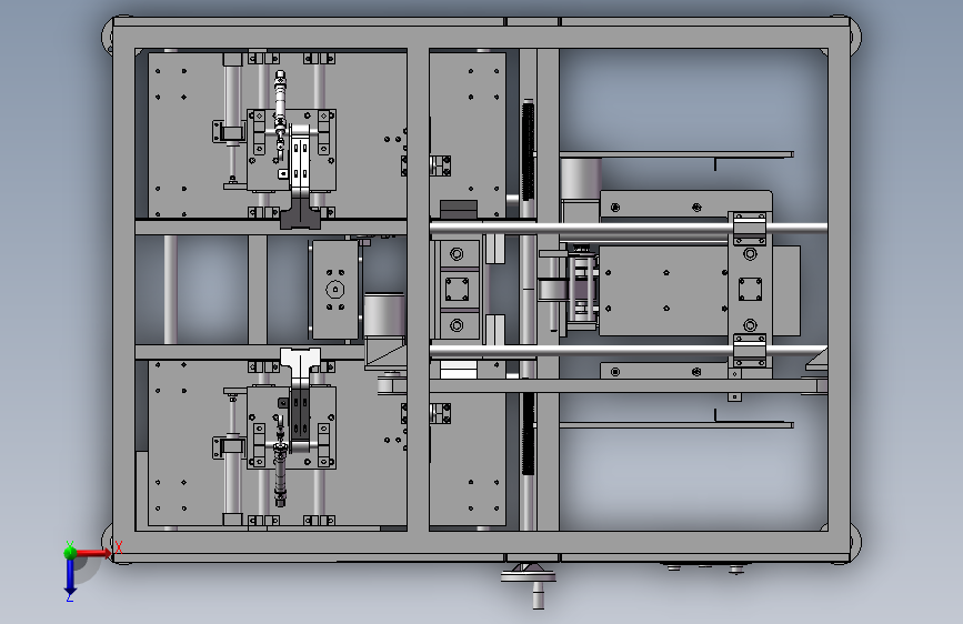K4482-全自动飞机盒折盒机_SOLIDWORKS 2012_模型图纸下载 – 懒石网