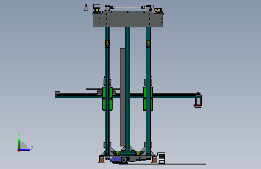 K4659-仓储柜堆垛机_SOLIDWORKS 2021_模型图纸下载 – 懒石网