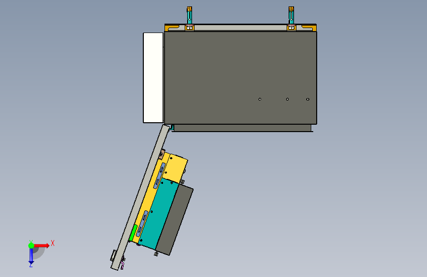 K5289-为国内IT设备巨头华为产品制作的专用机柜_PROE_模型图纸下载 – 懒石网