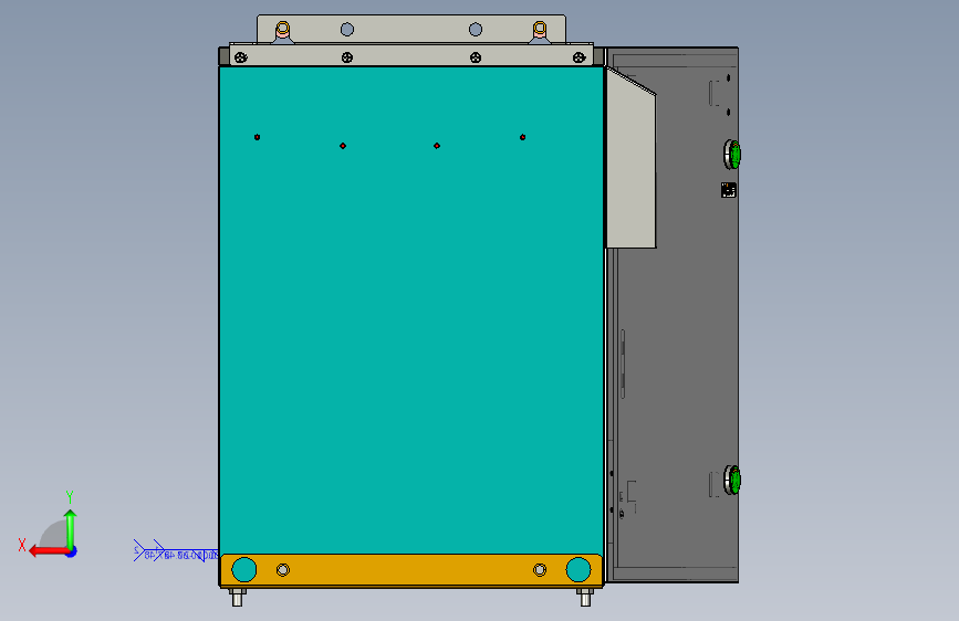 K5289-为国内IT设备巨头华为产品制作的专用机柜_PROE_模型图纸下载 – 懒石网