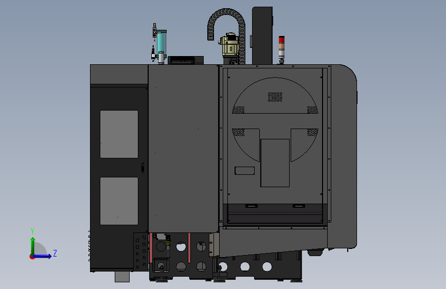 K5778-hurco bx 40 i vmc机床 左侧视图