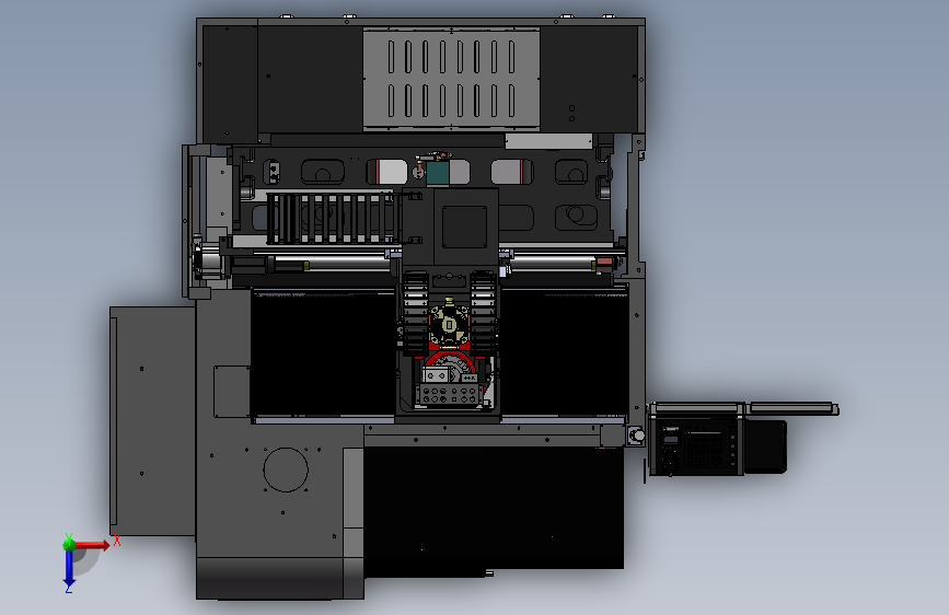 K5778-hurco bx 40 i vmc机床 俯视图
