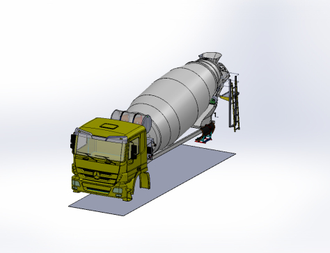 MB 8X4运输式搅拌机12m3 _混凝土搅拌机_卡车搅拌机