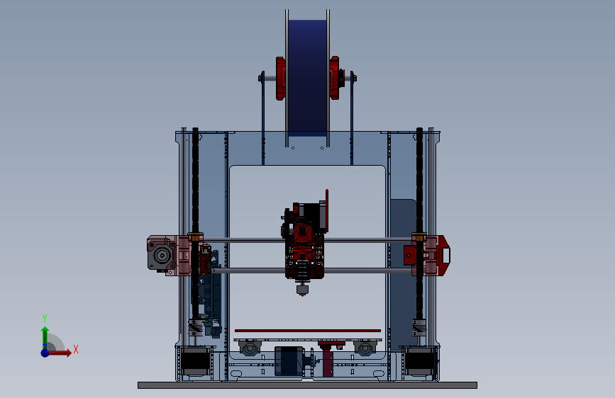 K6325-prusa-i317-3d打印机 正面视图