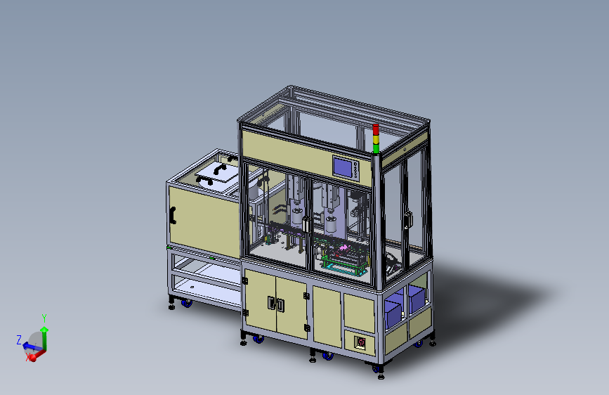 K6476-1361x807x1876机架非标设备框架台架