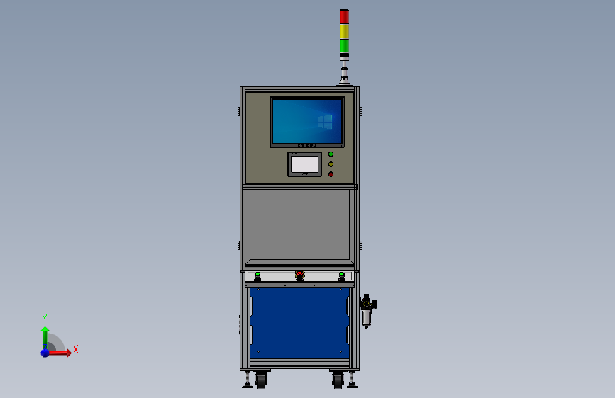 K6600-710x710x1245机架非标设备框架台架_SOLIDWORKS 2018_模型图纸下载 – 懒石网