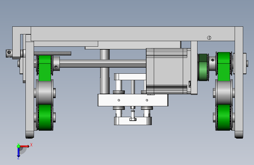 K7041-0.41米0.25米皮带输送机构_SOLIDWORKS 2012_模型图纸下载 – 懒石网