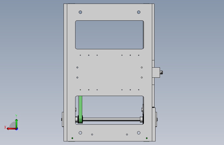 K7041-0.41米0.25米皮带输送机构_SOLIDWORKS 2012_模型图纸下载 – 懒石网