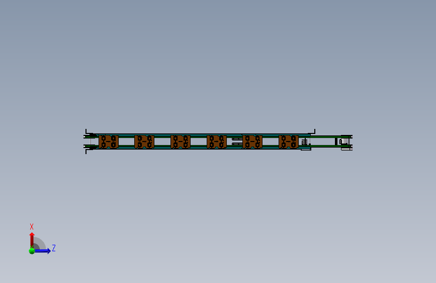 K7051-0.4米0.03米双皮带机构