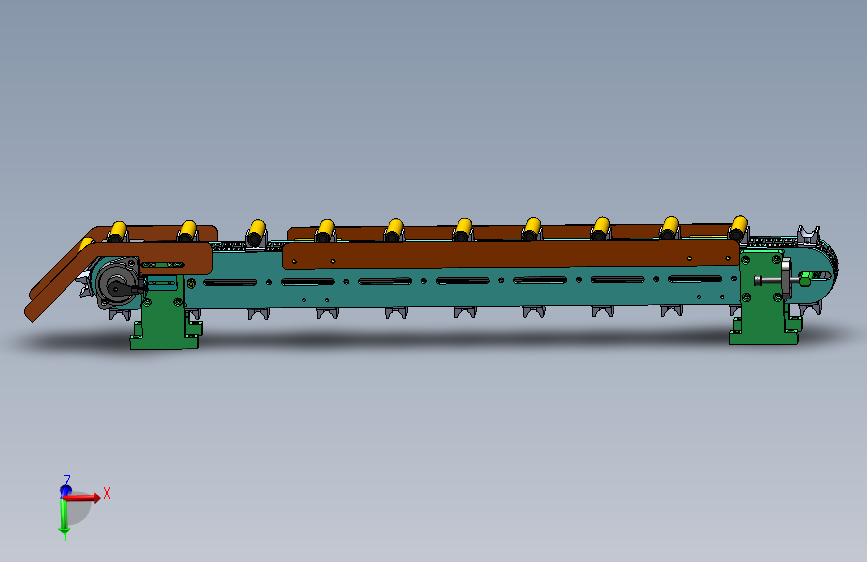 K7170-0.9米链条输送机构