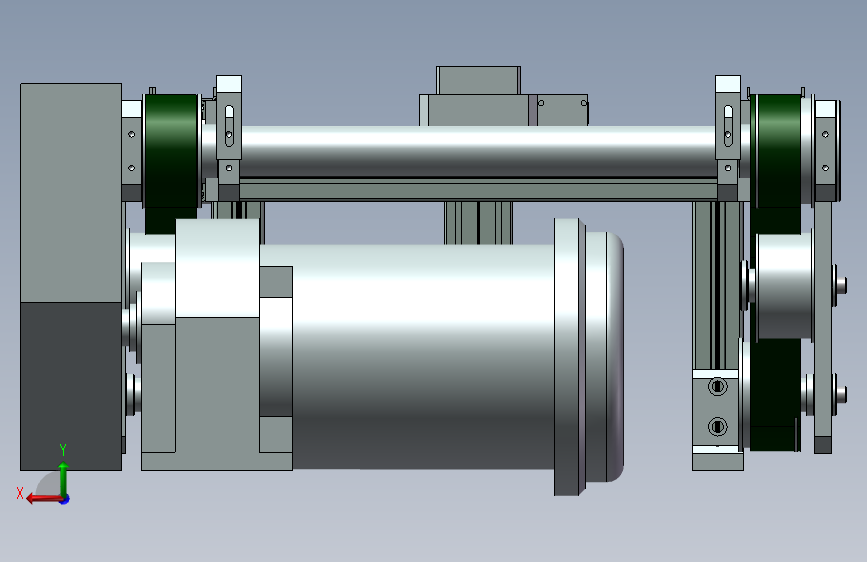 K7317-4米双皮带输送机构_SOLIDWORKS 2021_模型图纸下载 – 懒石网