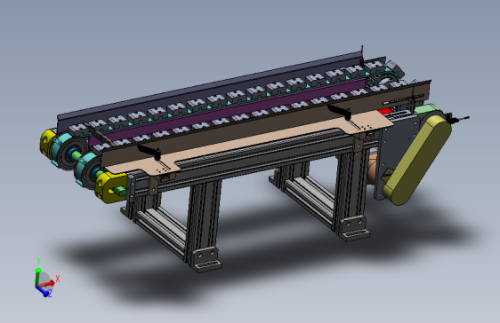 K7382-载具板双带输送机构