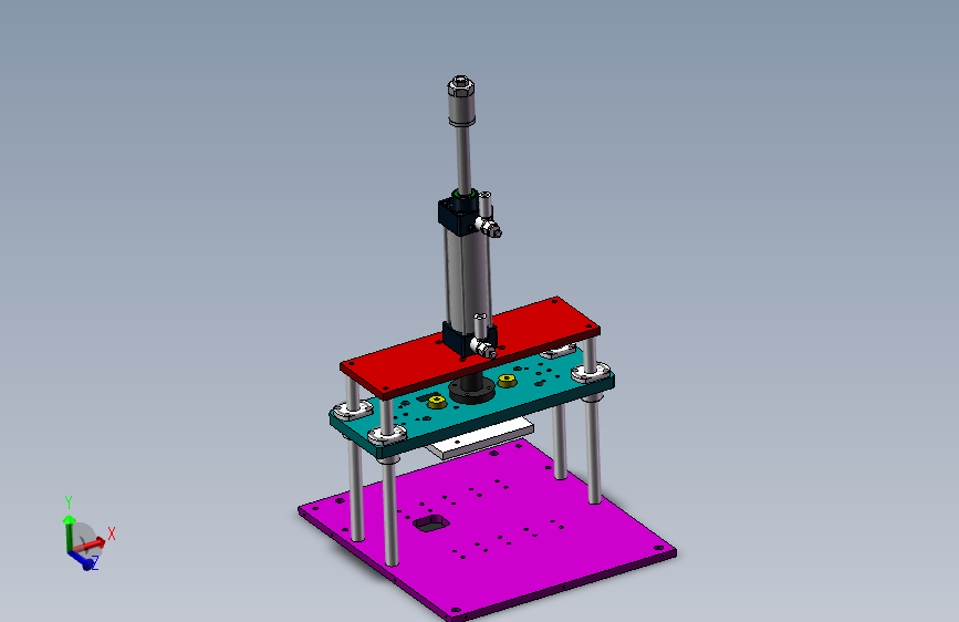 K7910-冲切类型气缸结构图