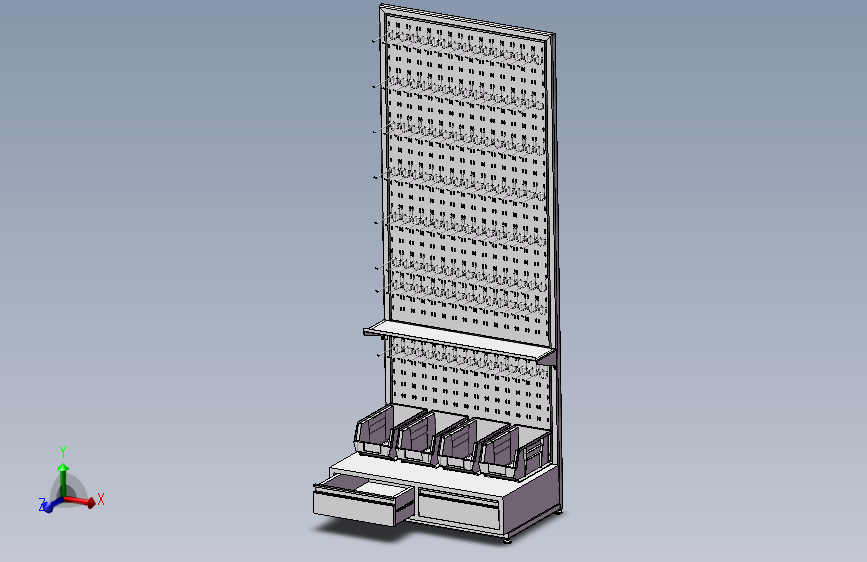 K8001-商店五金小件展示架