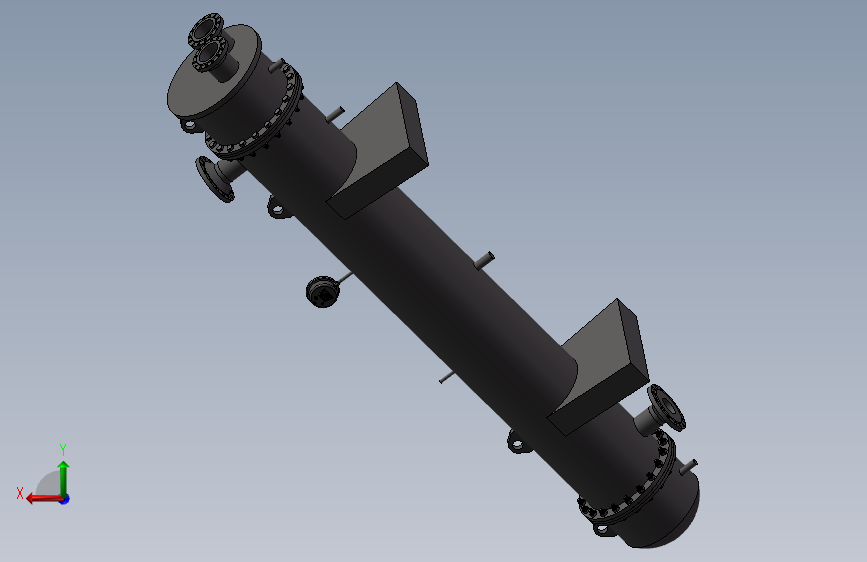 K8325-管壳式蒸发器DN310 背面视图