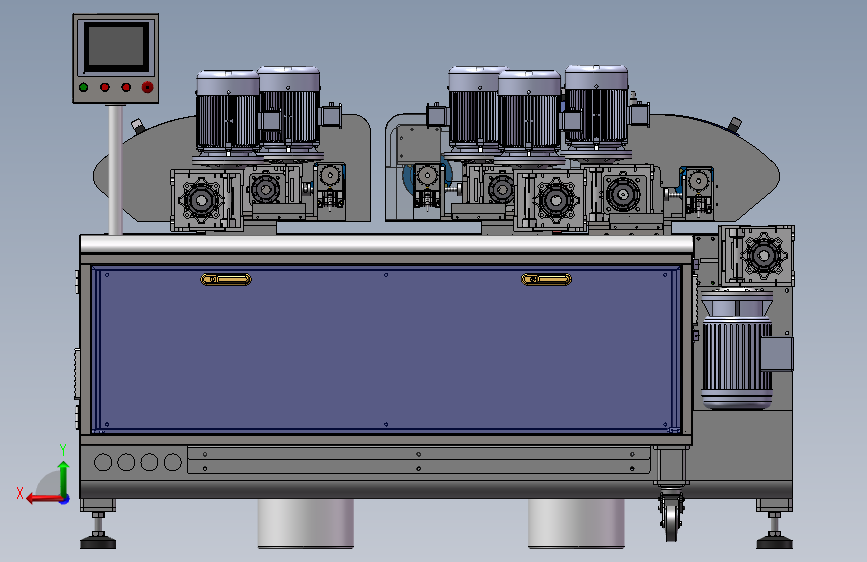 K8891-木板辊涂机_辊式涂胶机_SOLIDWORKS 2018_模型图纸下载 – 懒石网