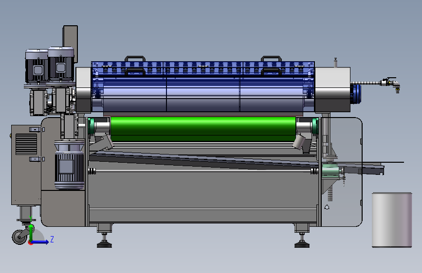 K8891-木板辊涂机_辊式涂胶机_SOLIDWORKS 2018_模型图纸下载 – 懒石网