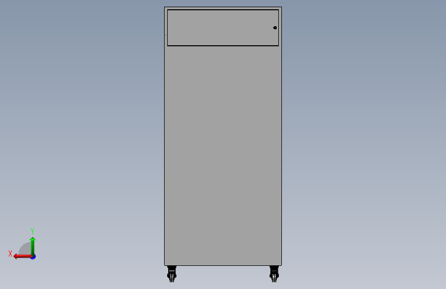 K9102-蔬果智能售货机 背面视图
