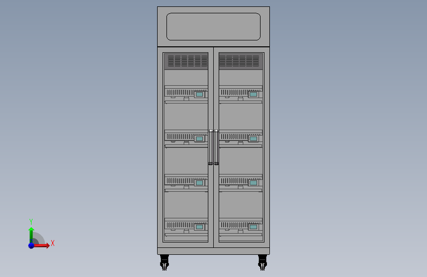 K9102-蔬果智能售货机 正面视图