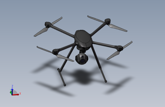 K9195-X4 Drone and Gimbal Concept无人机