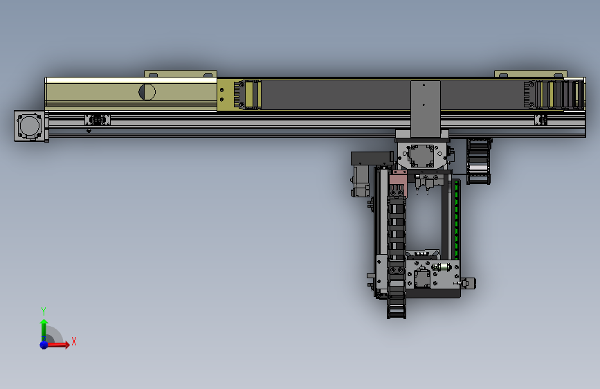 K9264-三轴吸附机械手 正面视图
