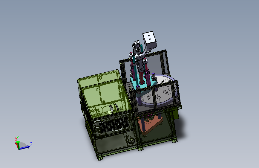 K9497-立式转盘射出成型机
