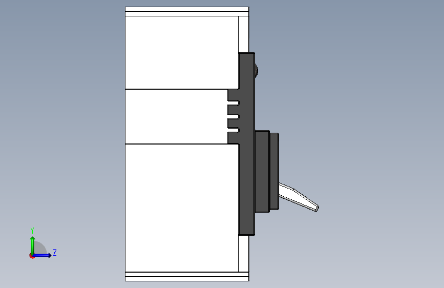 断路器 A1A 125 TMF ABB 左侧视图