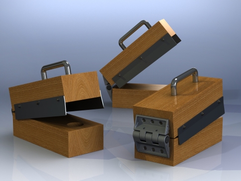 一个手指操作的(墙)胡桃夹子