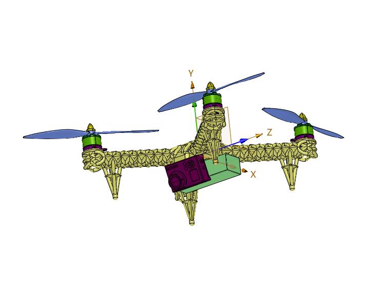 3D打印轻量级高空无人机